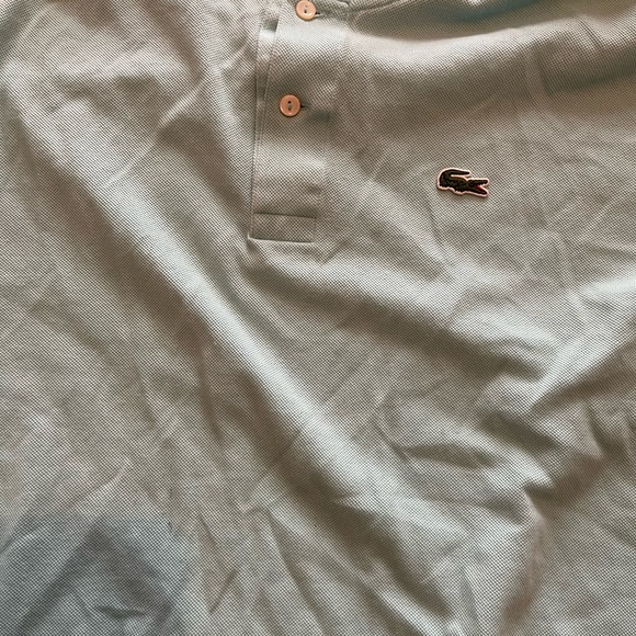 Lacoste Polo. Size 8. Turquoise - Picture 2 of 3